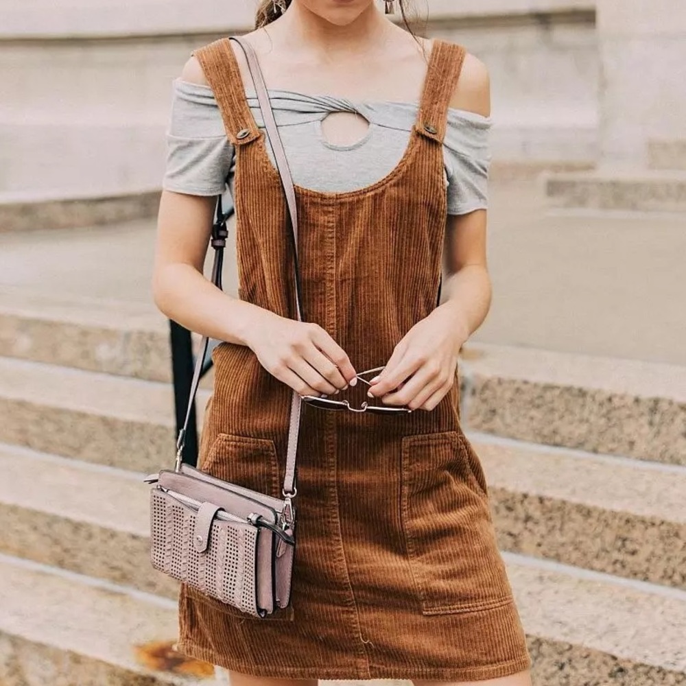 NWOT ☀️ White Crow Rita Overall Dress - Picture 1 of 7